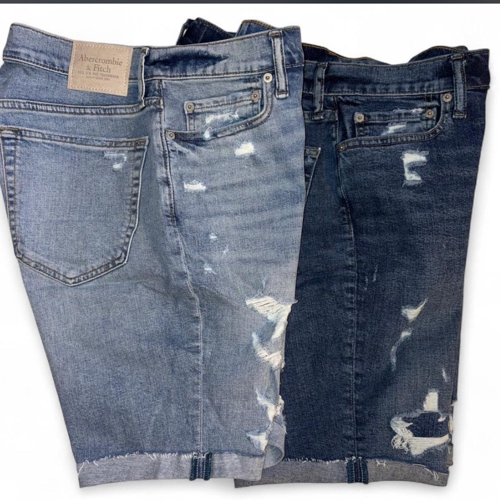 Abercrombie & Fitch Men's Distressed Denim Shorts: sz 32
